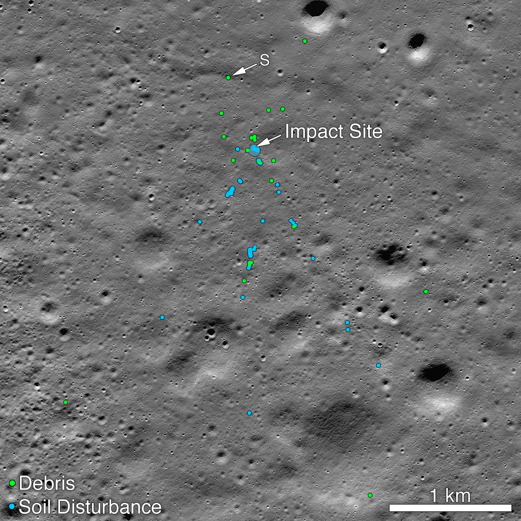NASA finds Vikram Lander, releases images of impact site on moon surface