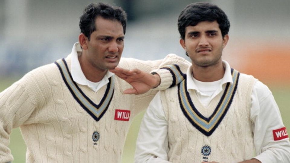 hyderabad Cricket Association president Mohammad Azharuddin stand in Rajiv Gandhi International Stadium,Hyderabad