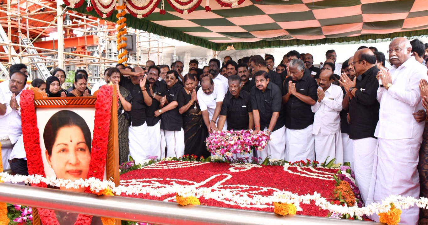 AIADMK takes out peace rally on Jaya's anniversary, vows to win civic polls