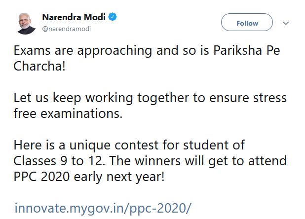 MODI TWEET