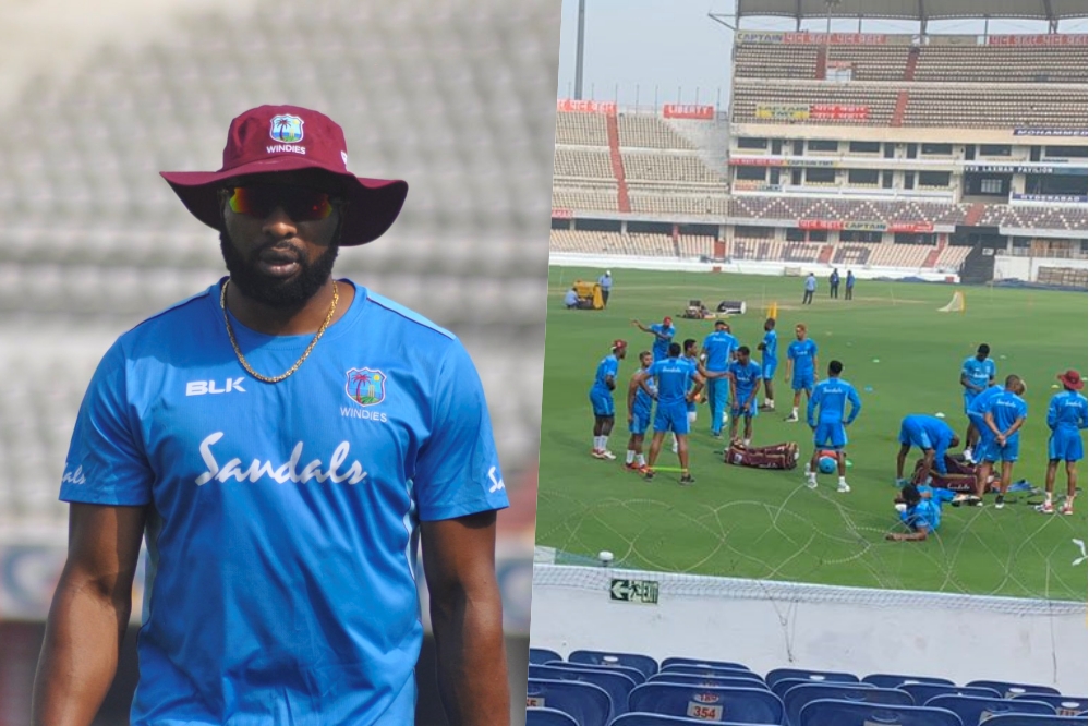 windies cricket in practice