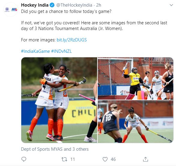 india vs new zealand, hockey triangle series