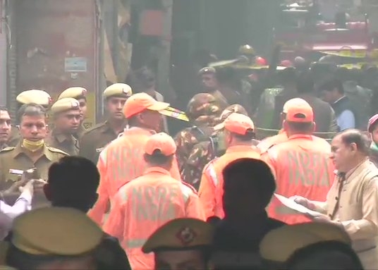 A team of National Disaster Response Force (NDRF) reached the incident spot