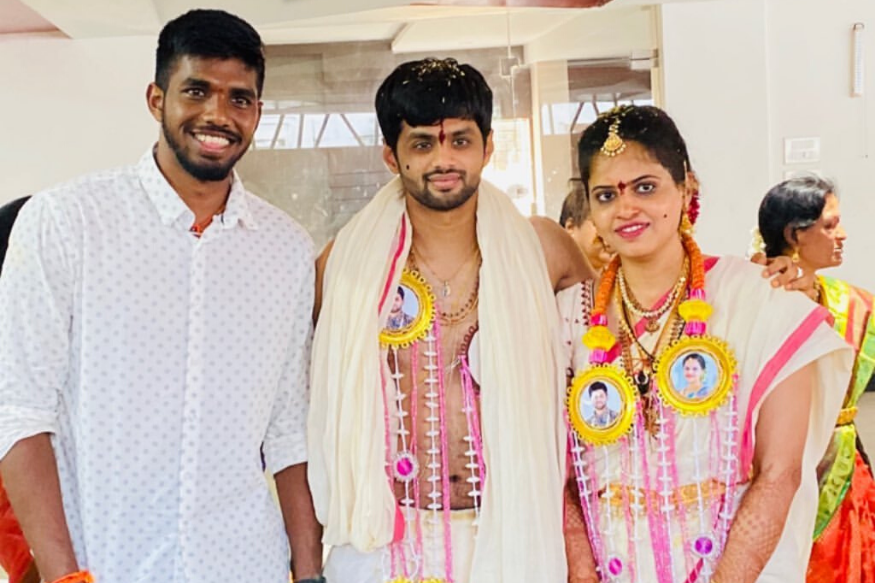 badminton star B Sai Praneeth tied the knot with Swetha Jayanthi and attend so many people