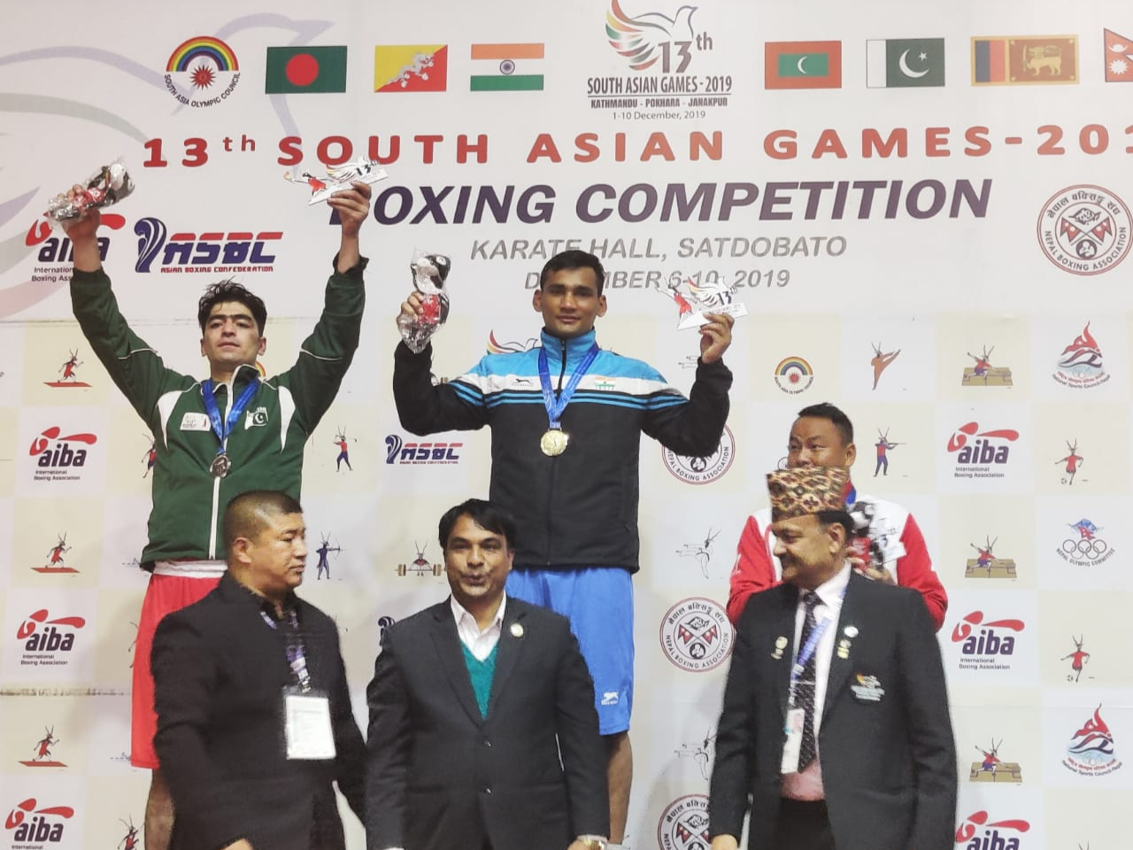 Gaurav Chauhan achieved gold in boxing in South Asian Games