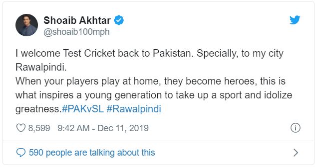 Former Pakistan bowler Shoaib Akhtar