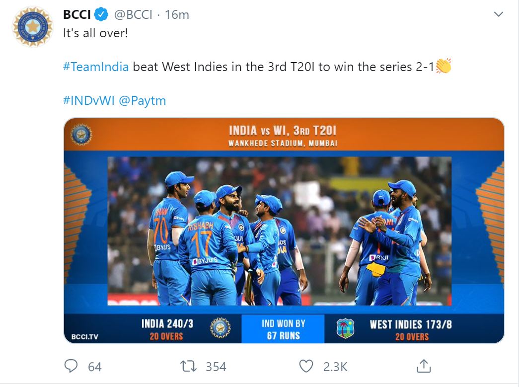 India vs West indies t20