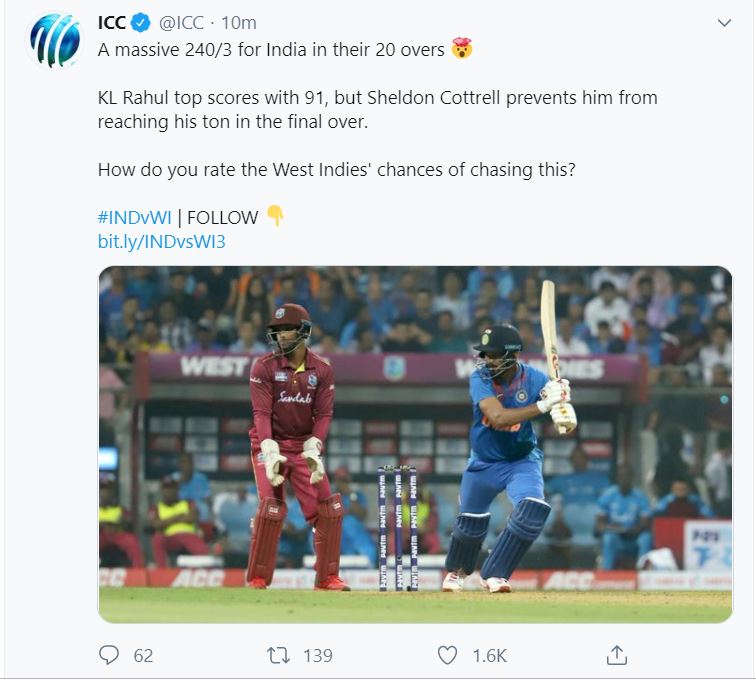 India vs West indies t20