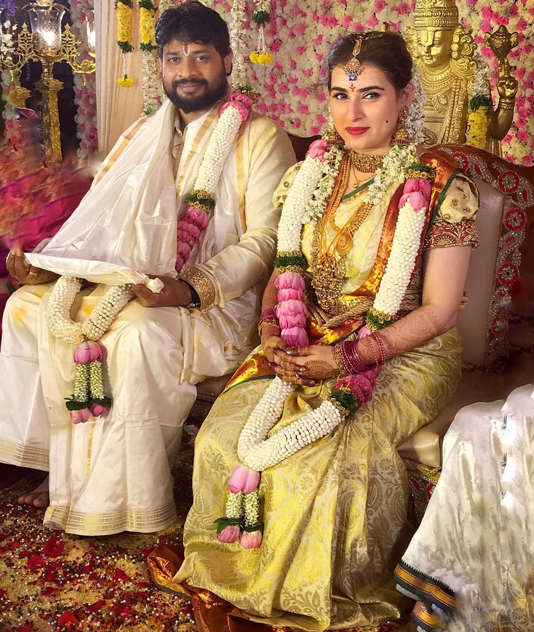 Archana and Jagadeesh marriage