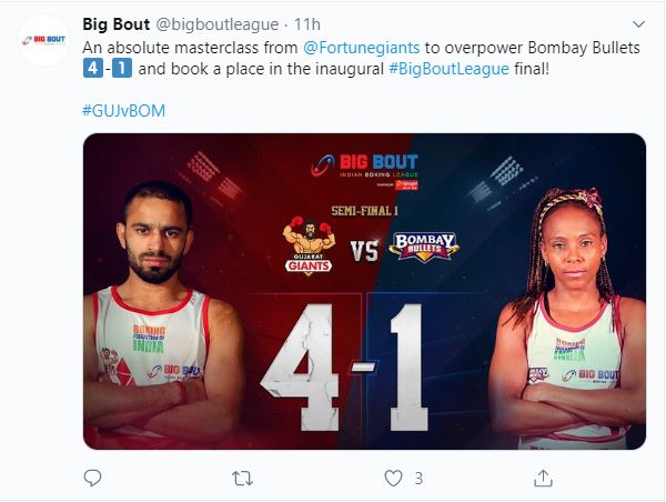 Gujarat Giants,   Big Bout Indian Boxing League