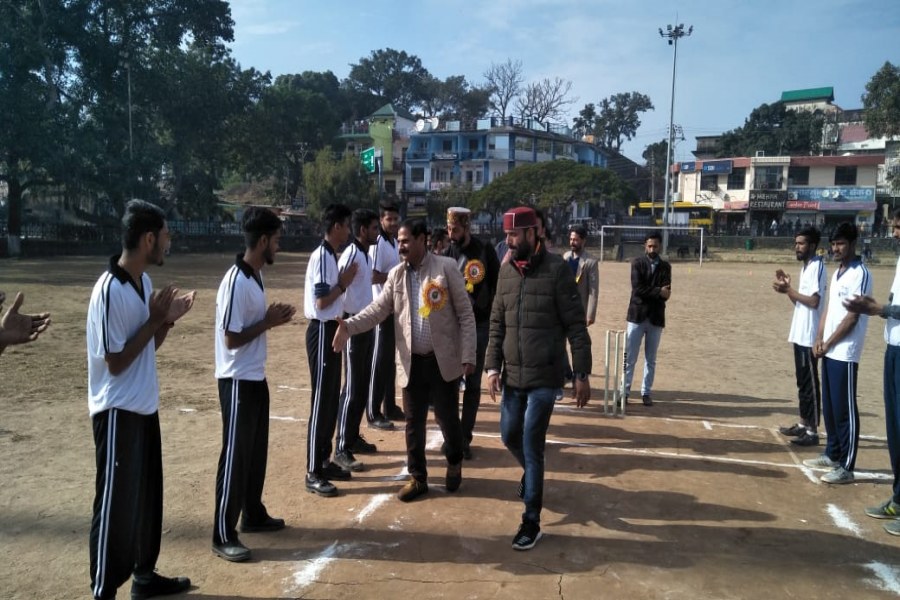 Cricket competition organized in Nahan