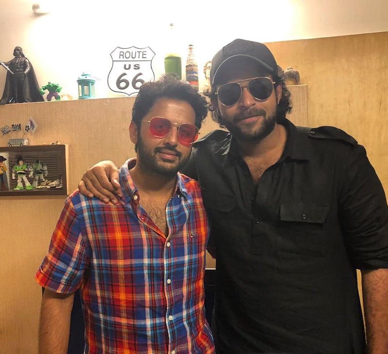 varun tej with nithiin