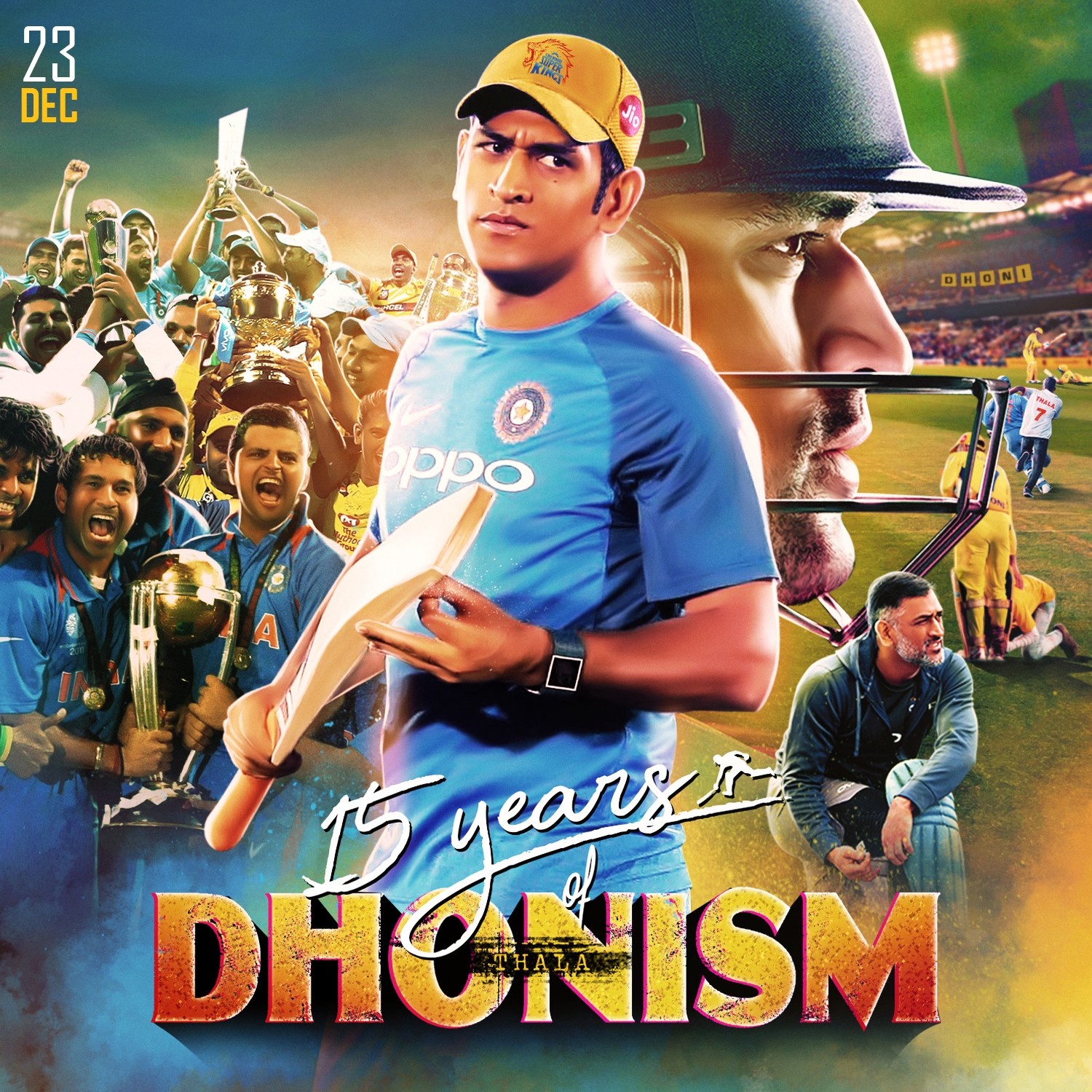 15YearsMSDhoni