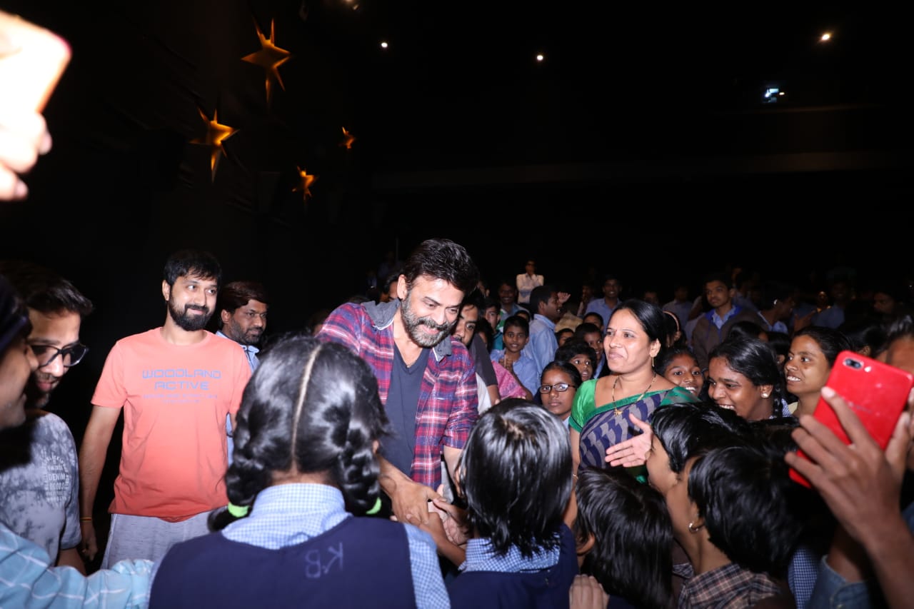 VENKATESH WITH ORPHAN CHILDREN