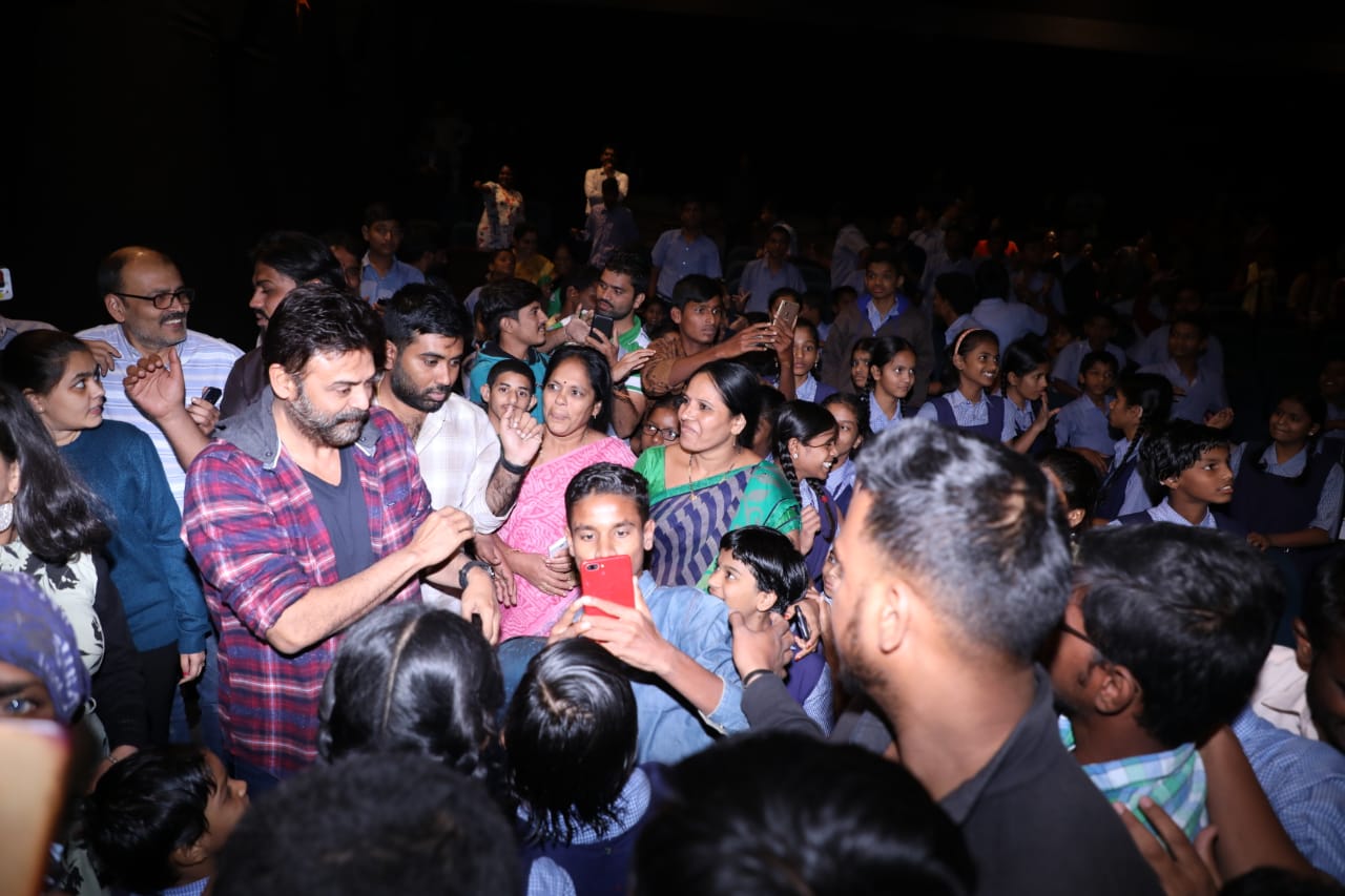 VENKATESH WITH ORPHAN CHILDREN