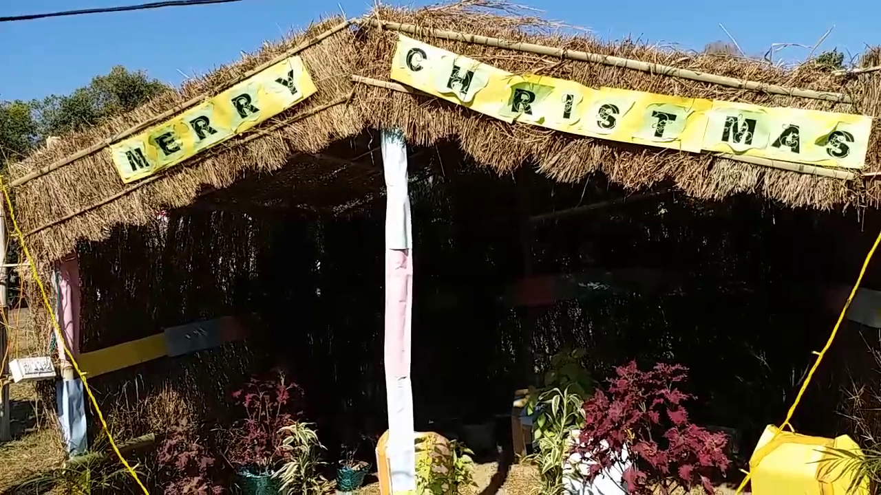 jashpur church in christmas