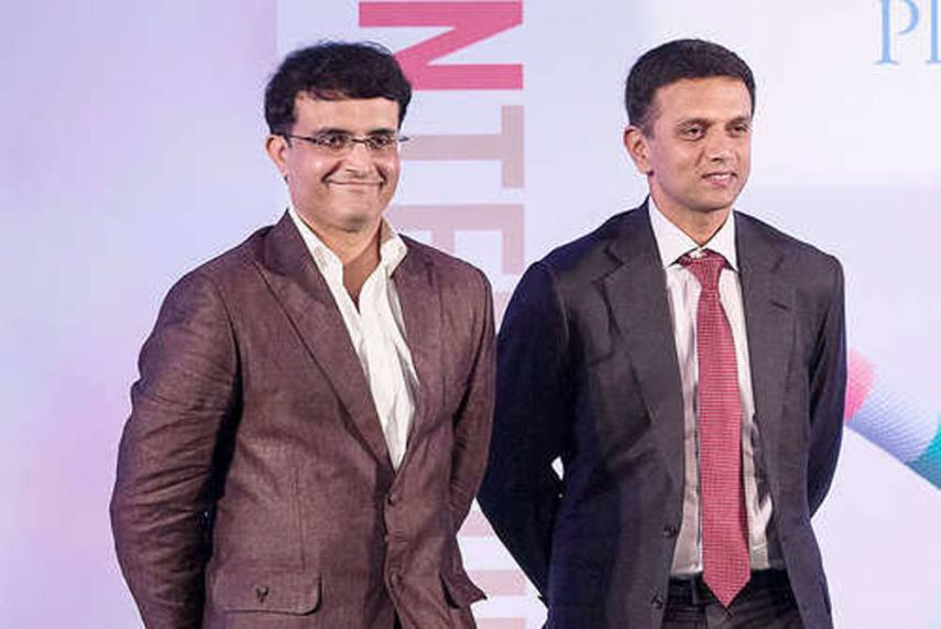 Dravid, Ganguly discuss