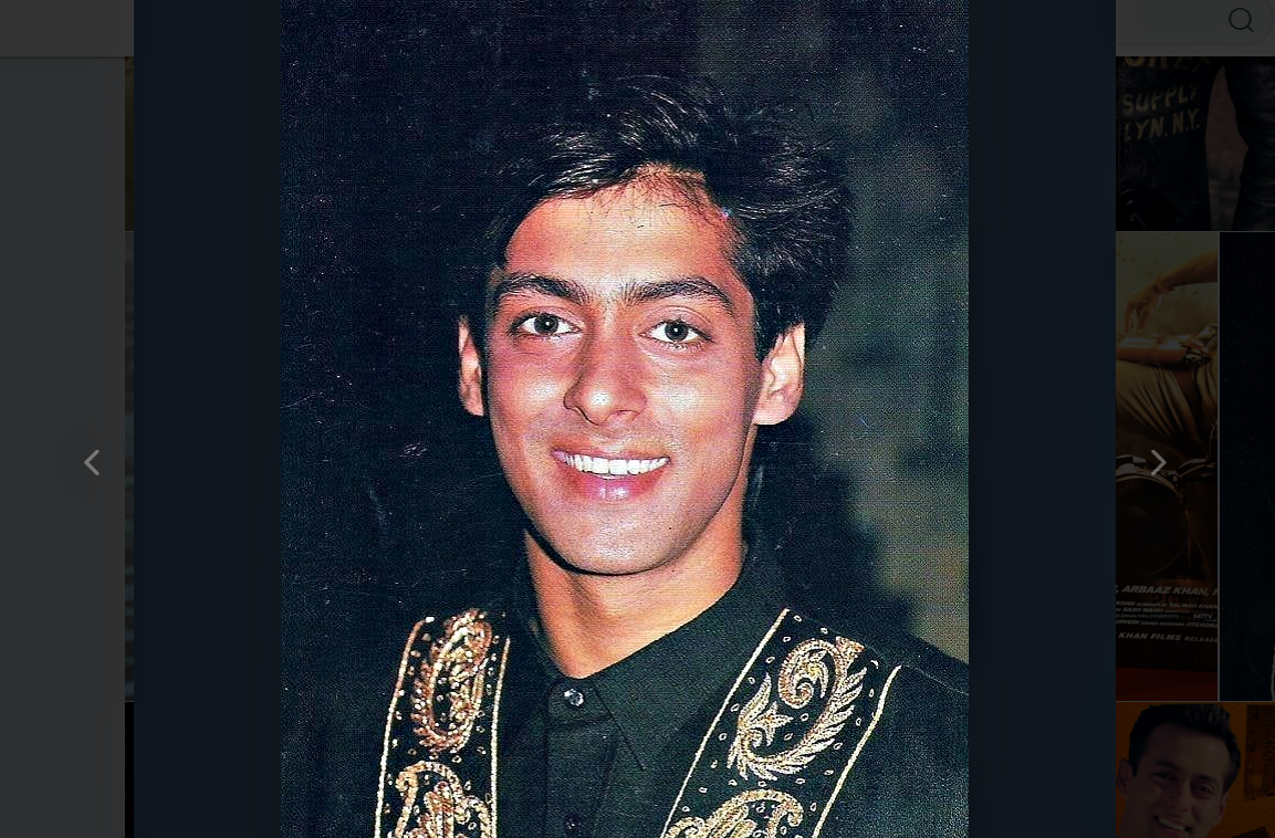 salman khan in starting years