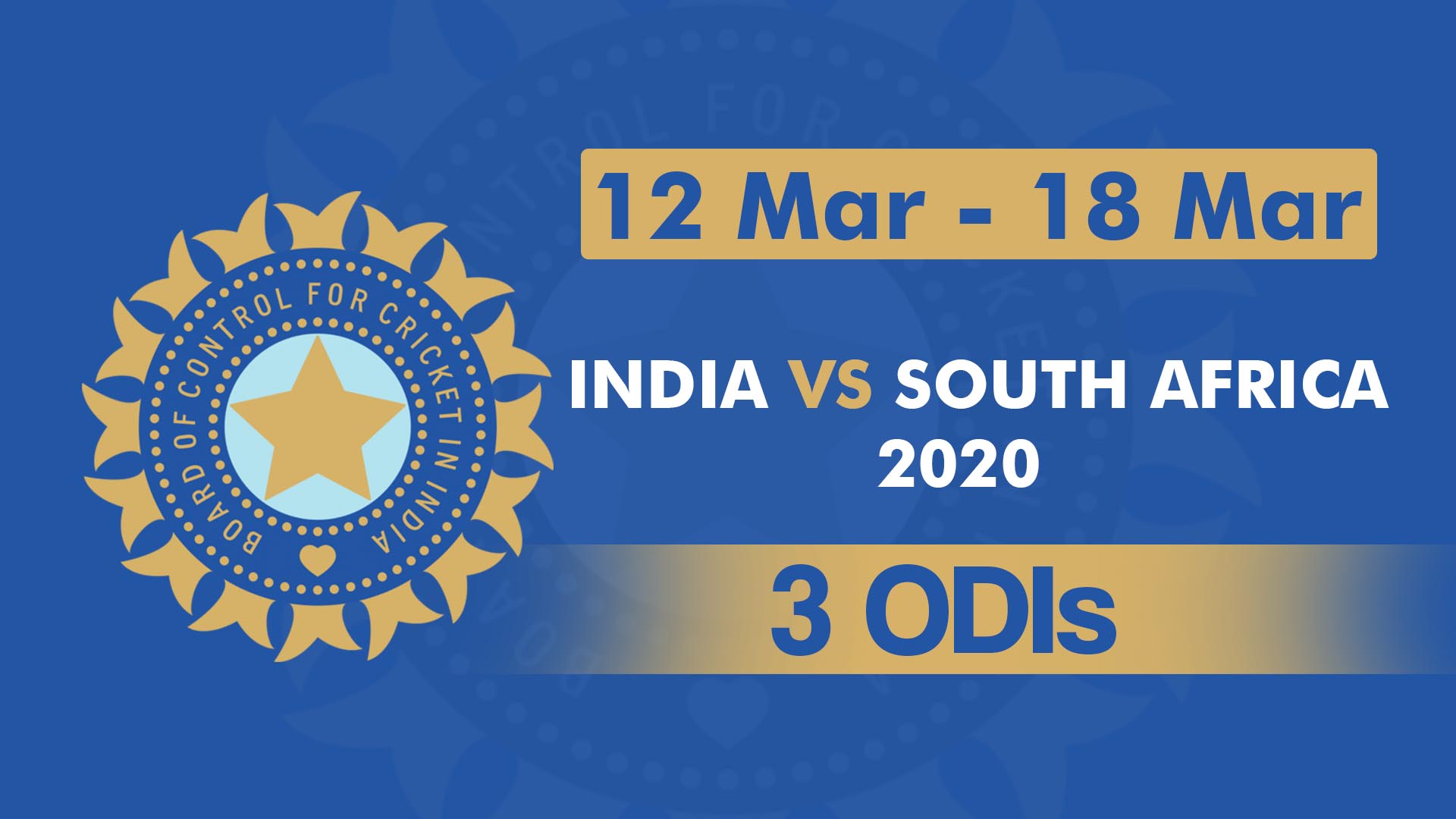 India vs South Africa 2020