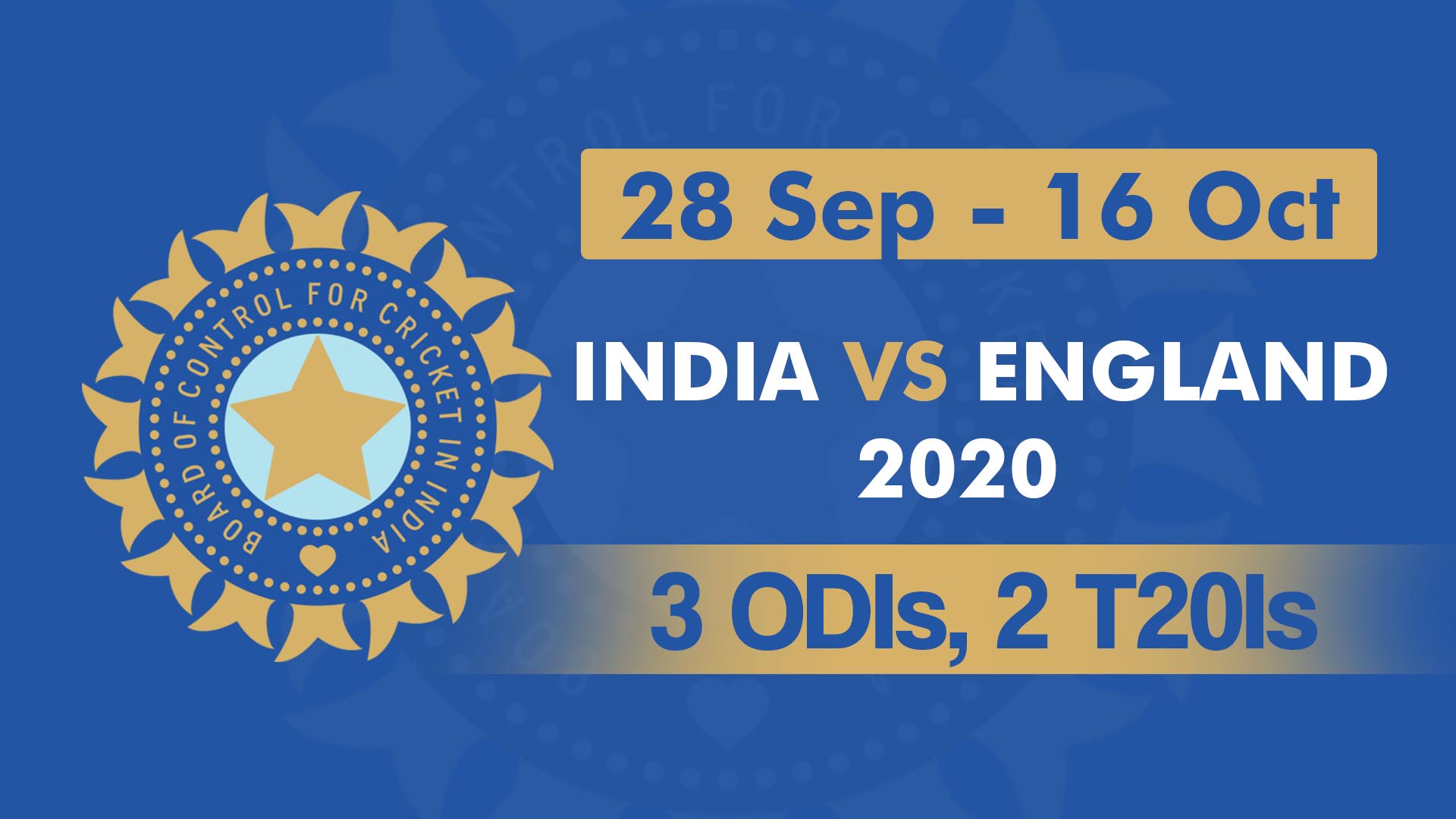 India vs England 2020