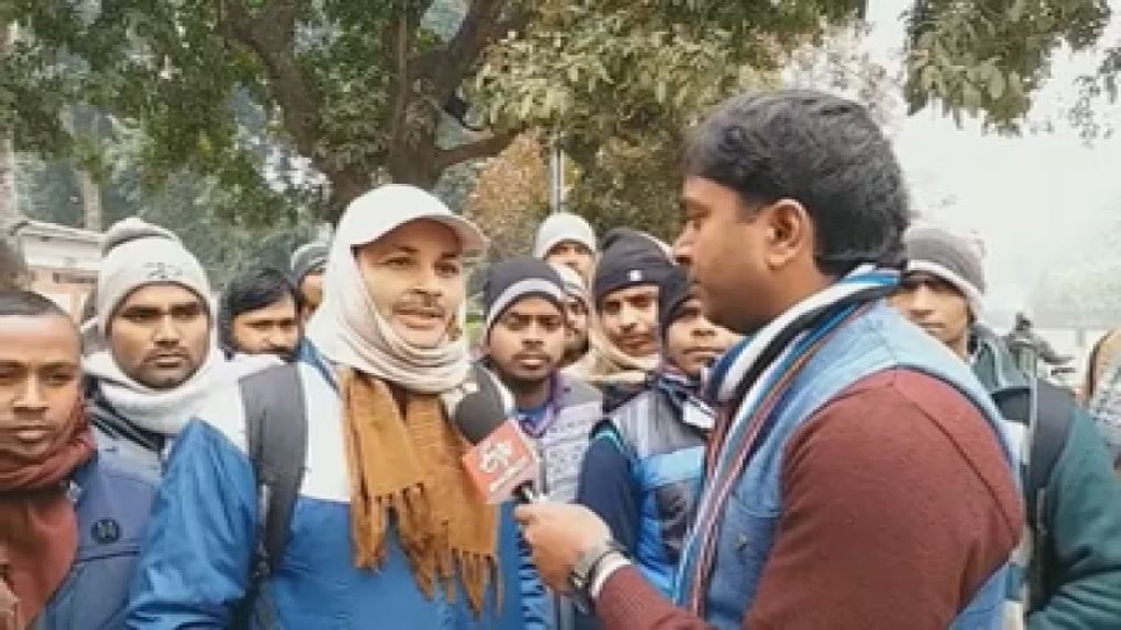 protest of tet candidates in patna