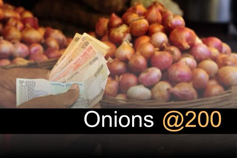 Prices of onion touched Rs 200/kg mark in many parts of the country in Decembe