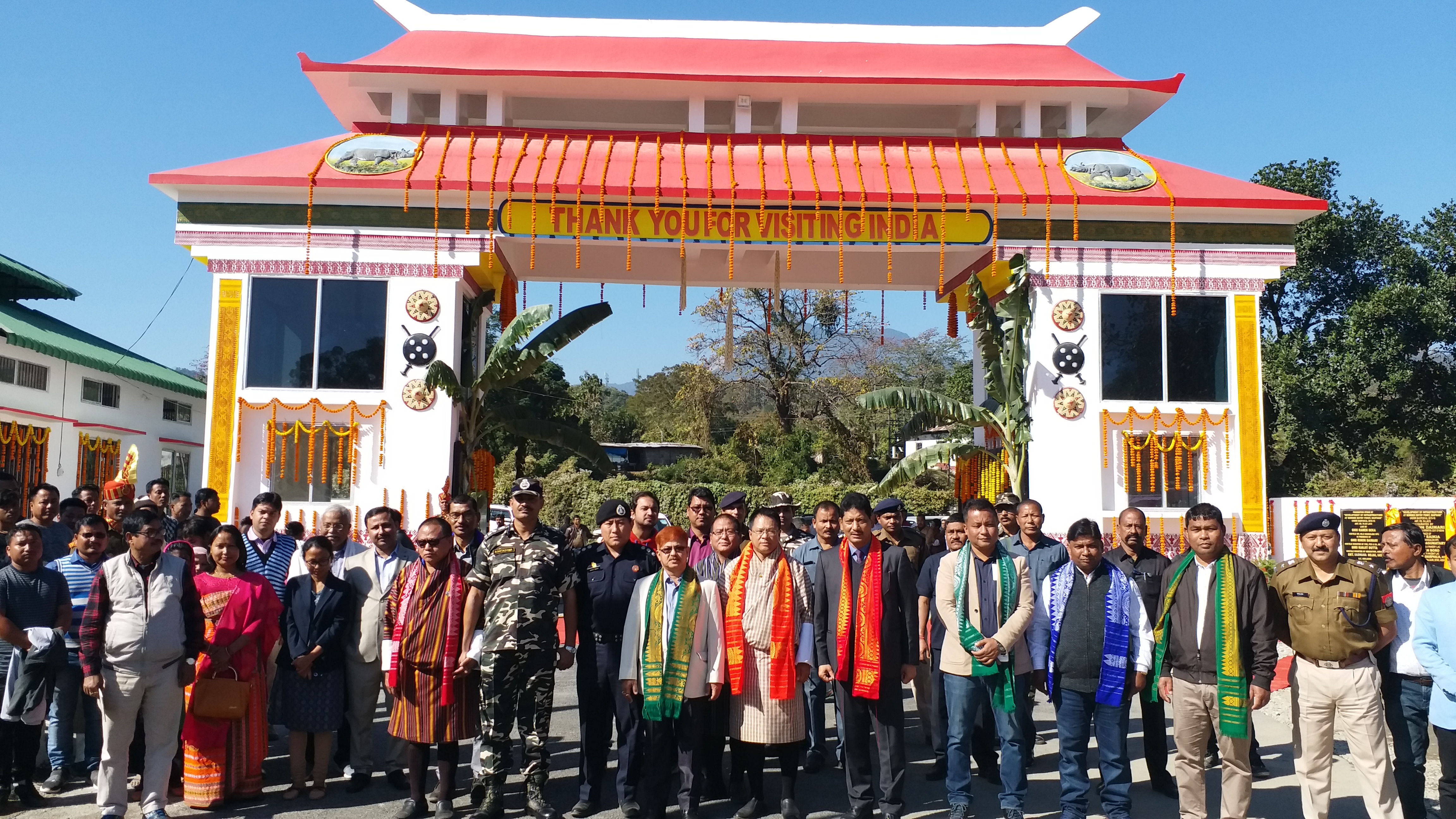 International Gate inauguration at Indo Bhutan Border