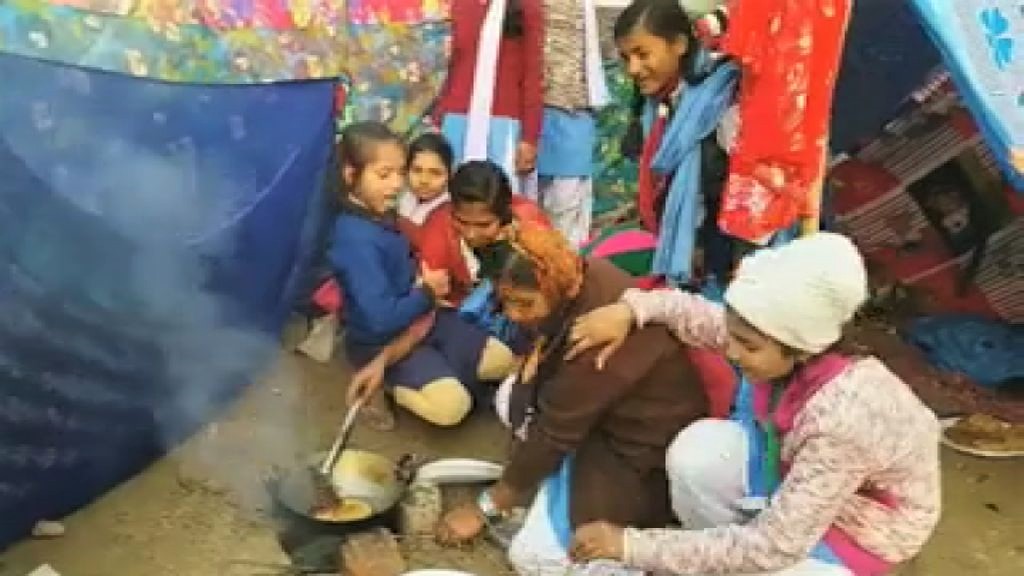 students organised food camp in purnea