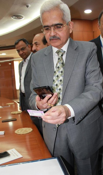 RBI Governor Shaktikant Das