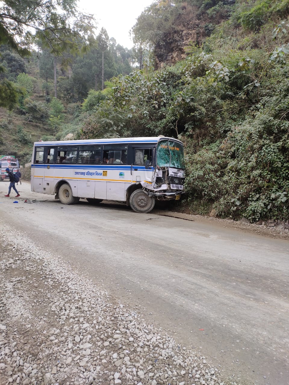 road accident.