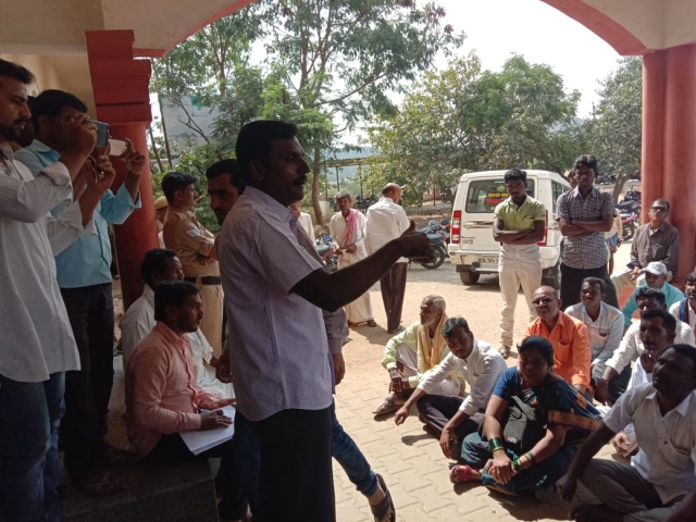 CPIM party protest in Koppalla against CAA and NRC