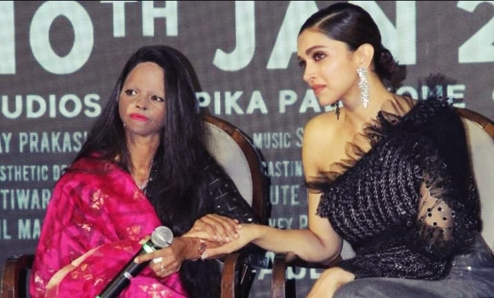 Deepika consoles Laxmi Agarwal in Chhapaak promotion event