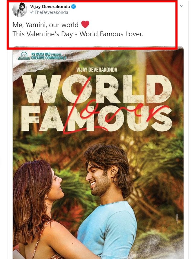 Why Arjun Reddy fame  Vijay Devarakonda Changed His Name in World Famous Lover(WFL)2020