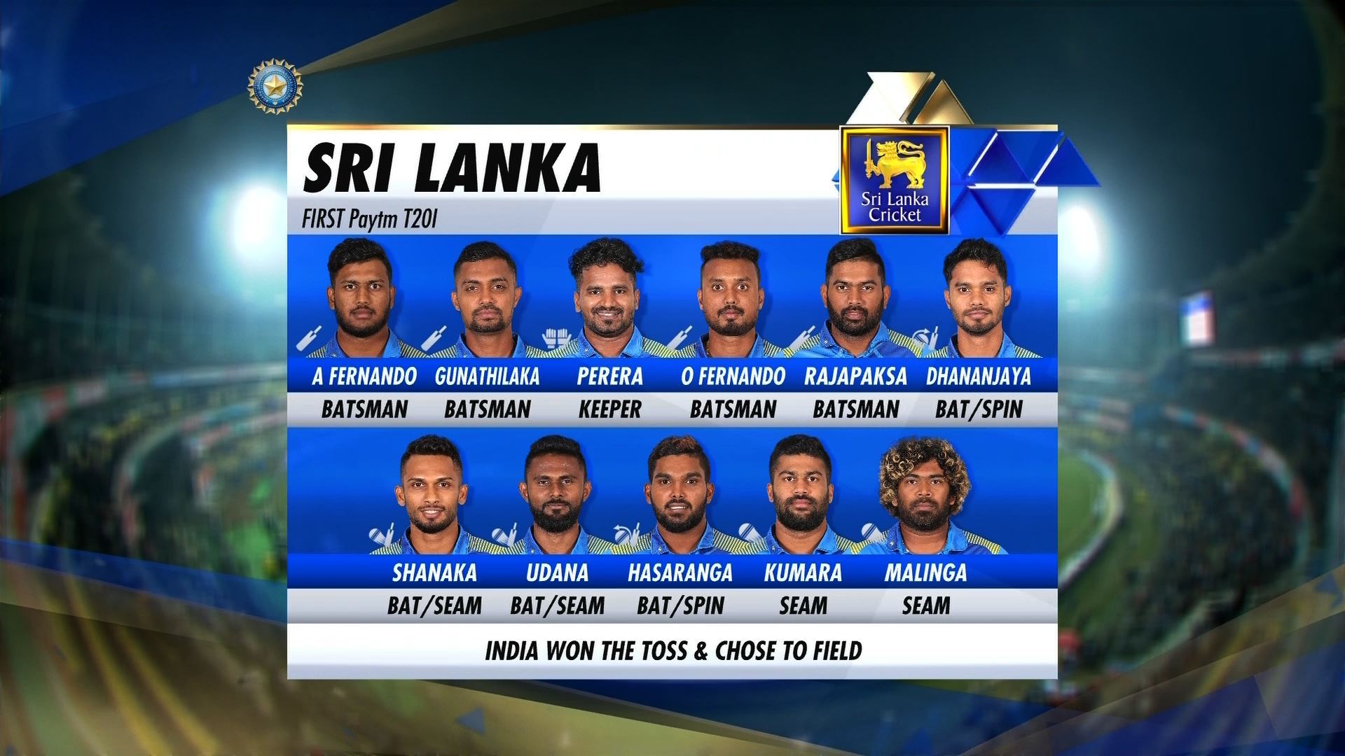 sri lanka team