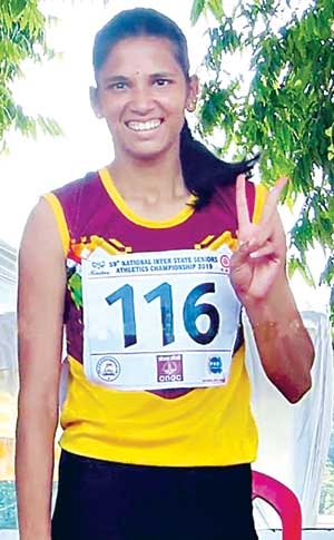 Yarraji Jyothi National Record in All India Inter Athletics Championship