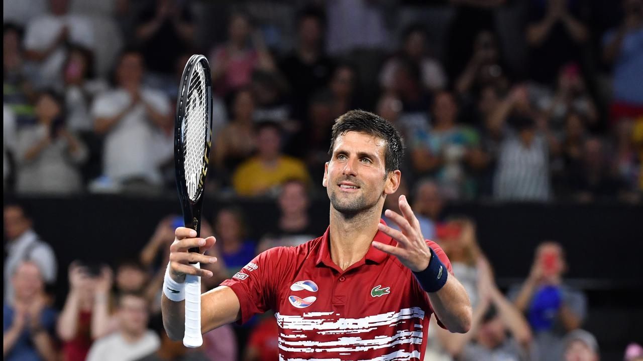 Djokovic leads Serbia into final eight of ATP Cup