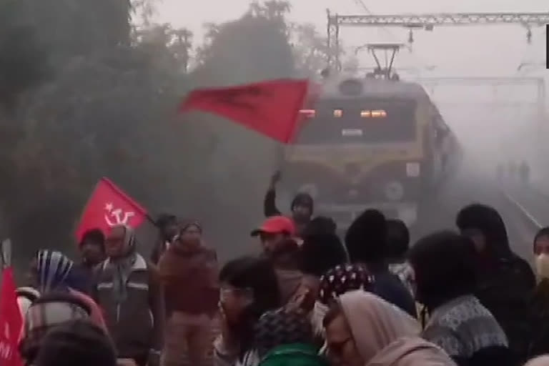 Trade unions strike in Telangana and AP