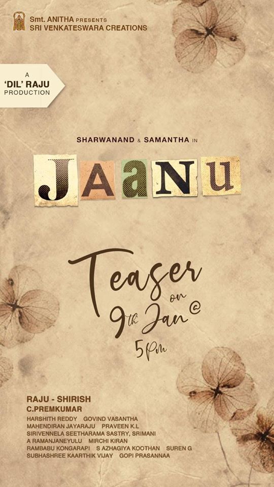 jaanu teaser time