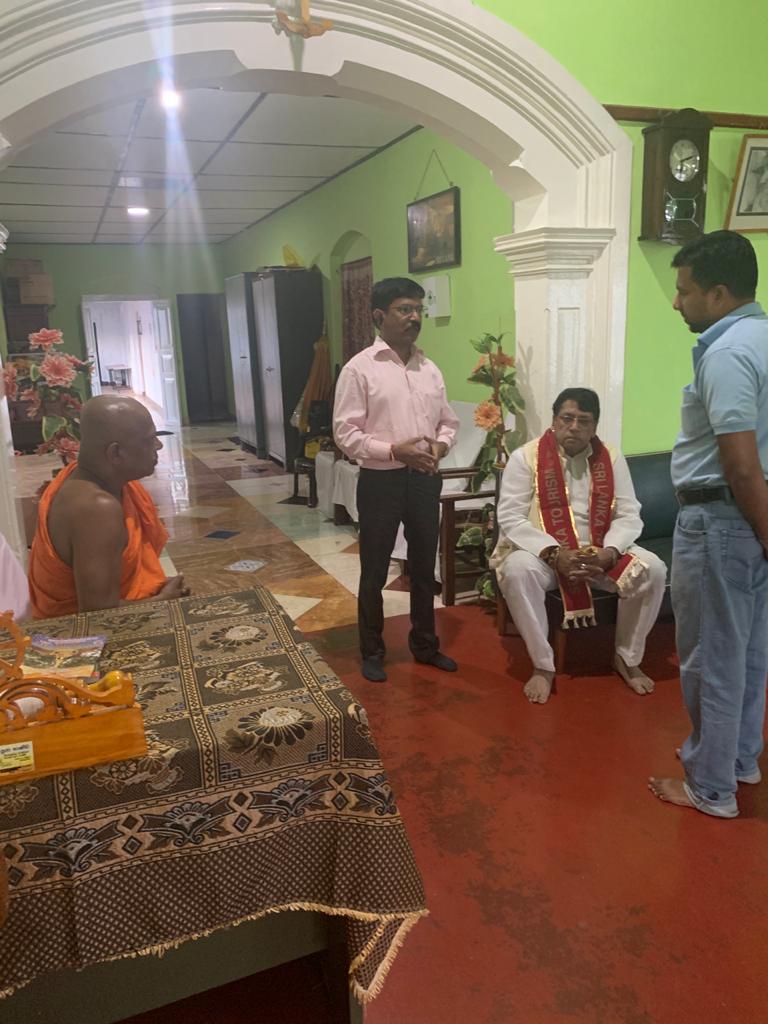 Minister PC Sharma arrived in Sri Lanka to visit the Sita Maiya temple