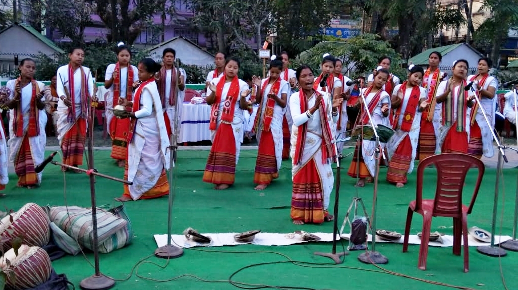 MADHUPUR SATRA FESTIVAL IS GOING ON ASSAM DHUBRI ETV REPORT