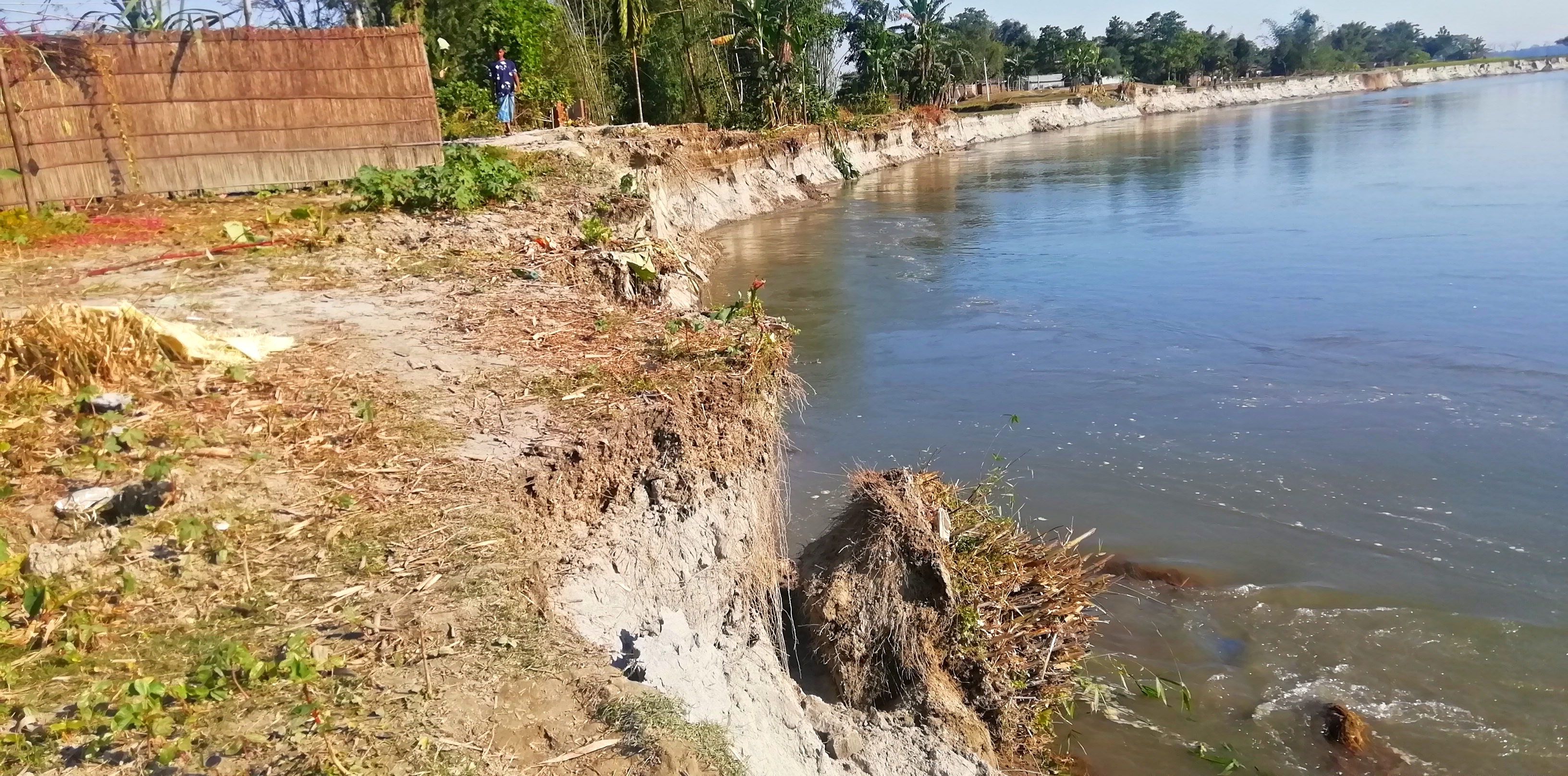 KALGACHIA BEKI RIVER MASSVE EROSION ASSAM BARPETA