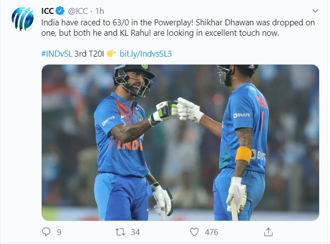 ICC, INDvsSL, kl rahul and dhawan