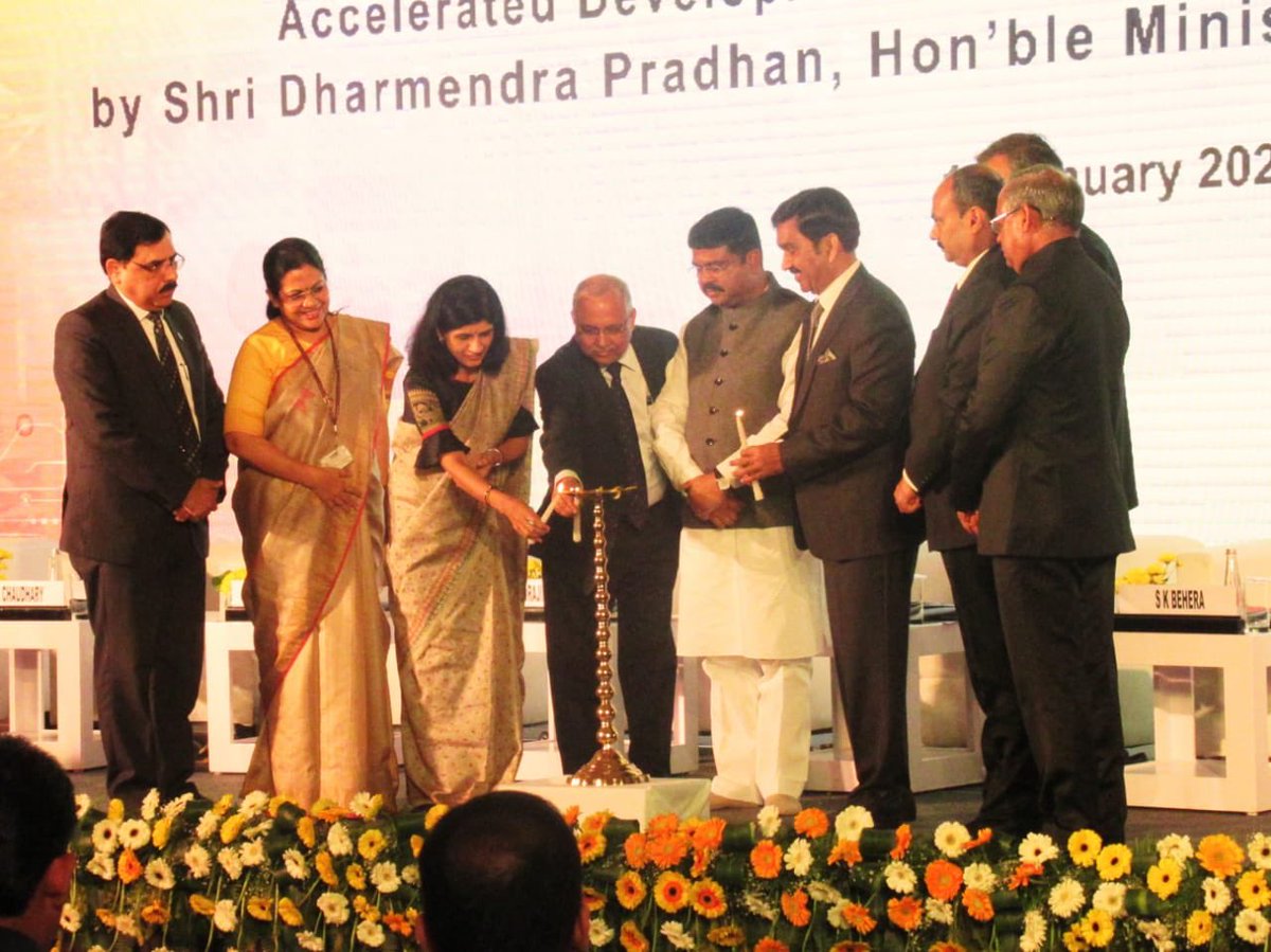 Dharmendra Pradhan at the launch of Purvodaya in Kolkata