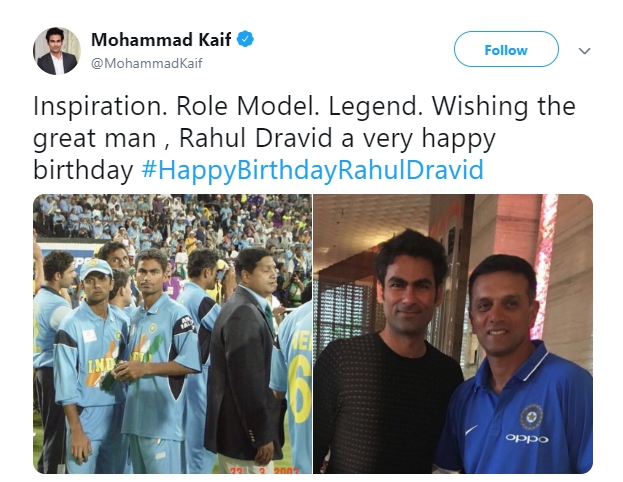 rahul dravid birthday