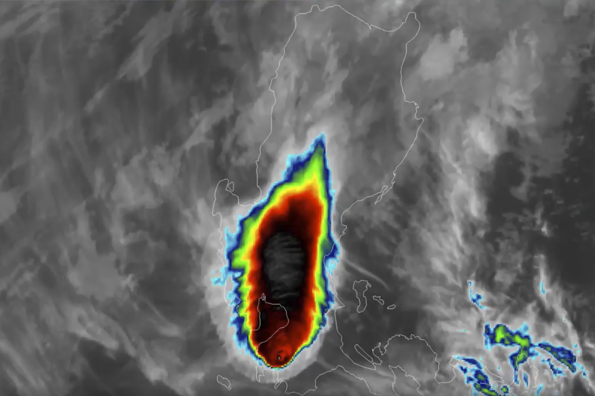 Taal volcano eruption