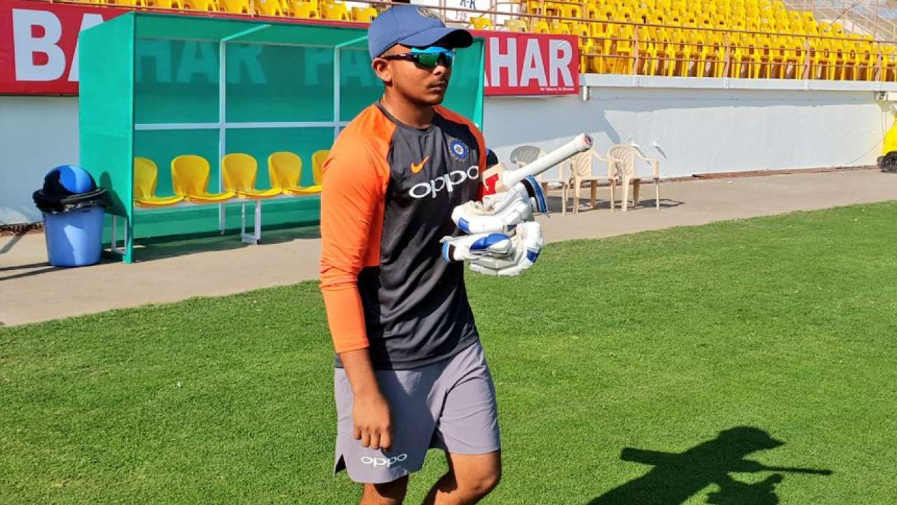 Opener Prithvi Shaw