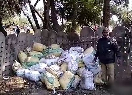 Ghana National Park Bharatpur, Campaign to collect plastic waste