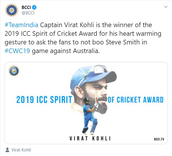 Virat Kohli, Rohit Sharma, ICC awards, BCCI