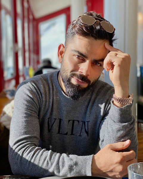 Virat Kohli Fan Unique Hairstyle