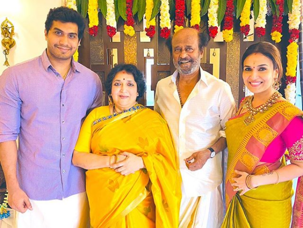 pongal celebration in rajanikanth family